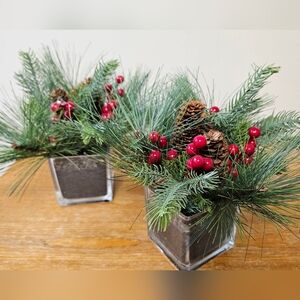 Holiday Decorative Accents - set of 2
